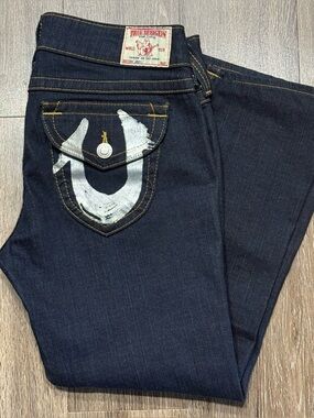 True Religion Made In USA Joey Boot Cut Denim Jeans Women’s Size 32 NWT